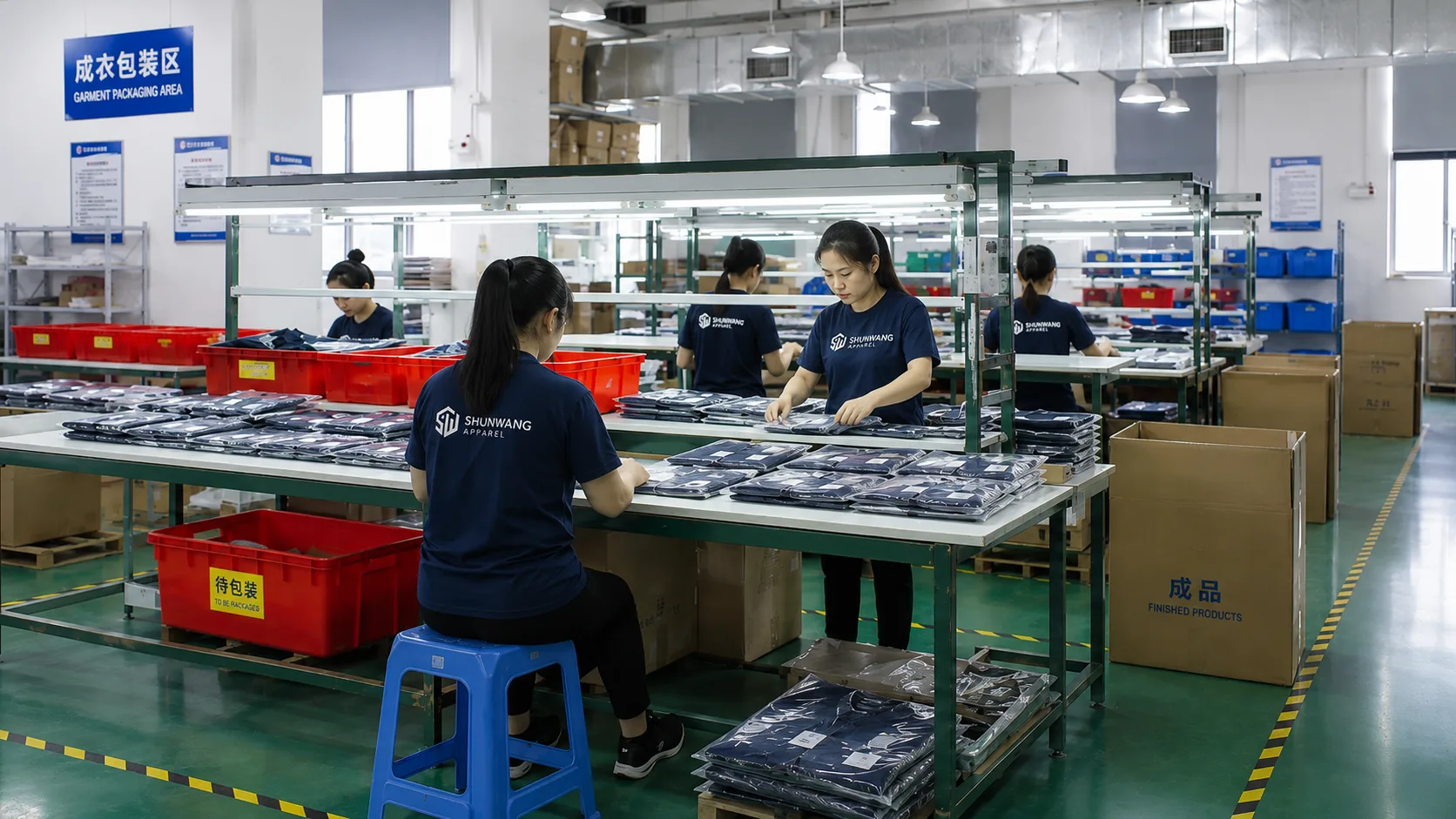 Finished Goods Packing Area