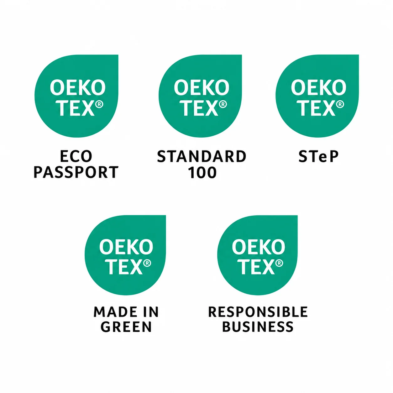 OEKO-TEX / recycled options