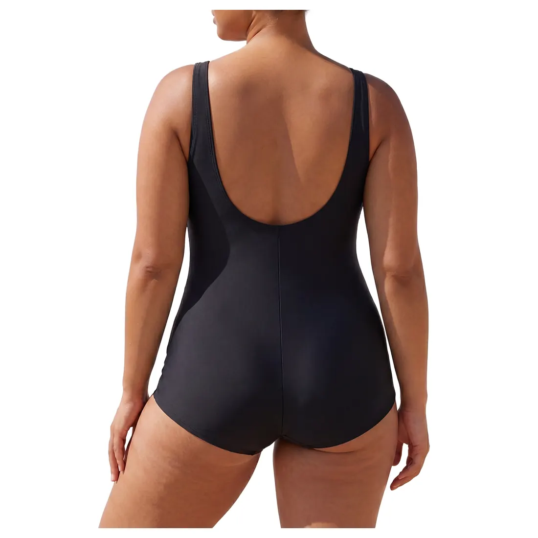 Plus Size Solid One-piece Swimsuit Reference view 3