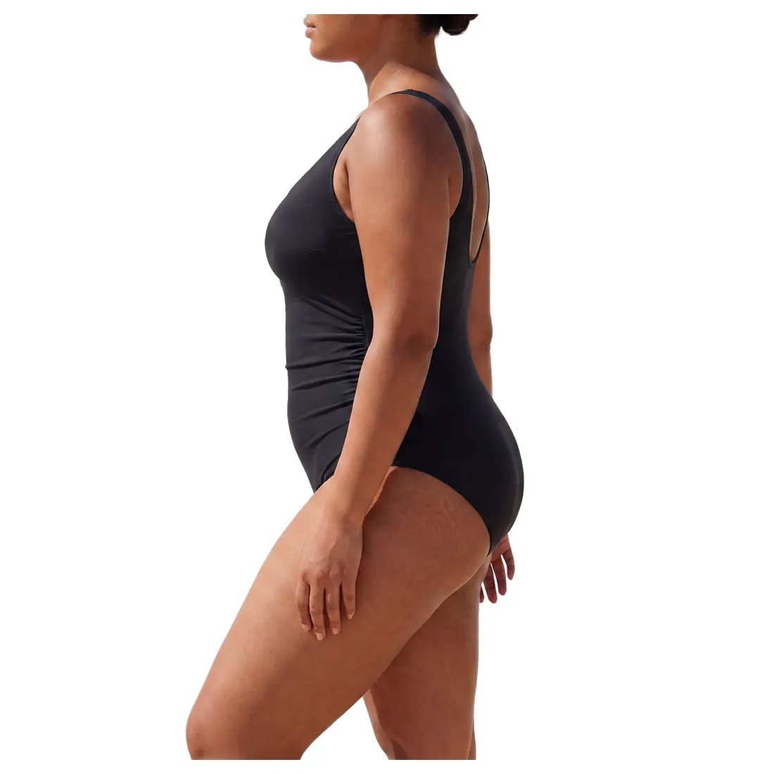 Plus Size Solid One-piece Swimsuit Reference view 2