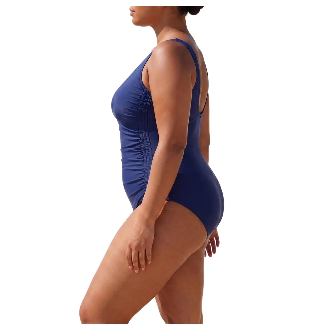 Plus Size Solid One-piece Swimsuit Reference view 2