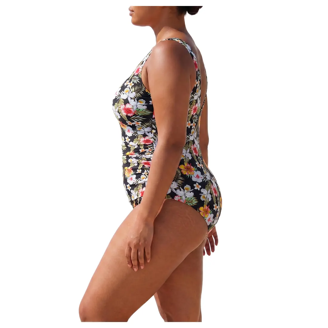 Plus Size Floral One-piece Swimsuit Reference view 2