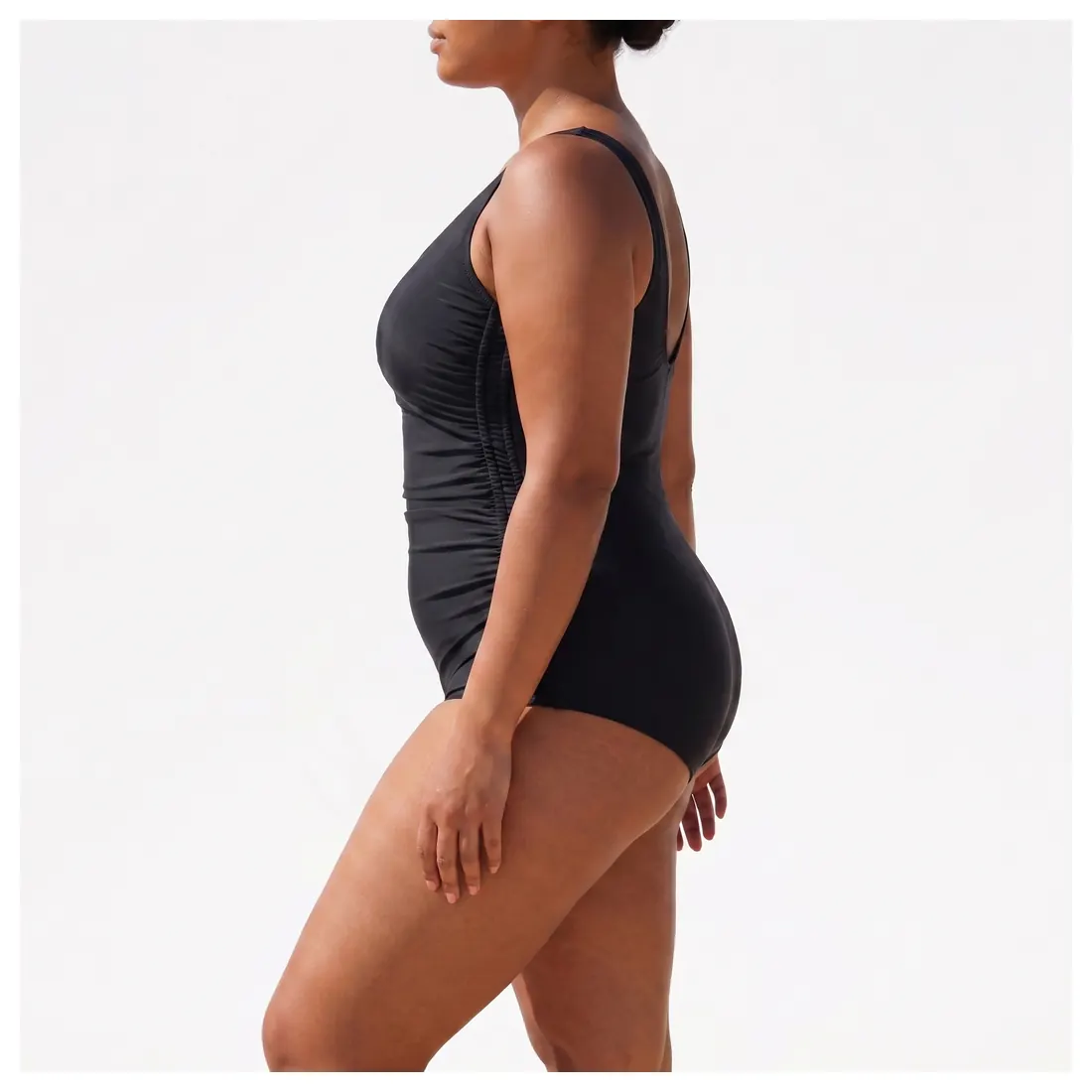 Plus Size Solid One-piece Swimsuit Reference view 2