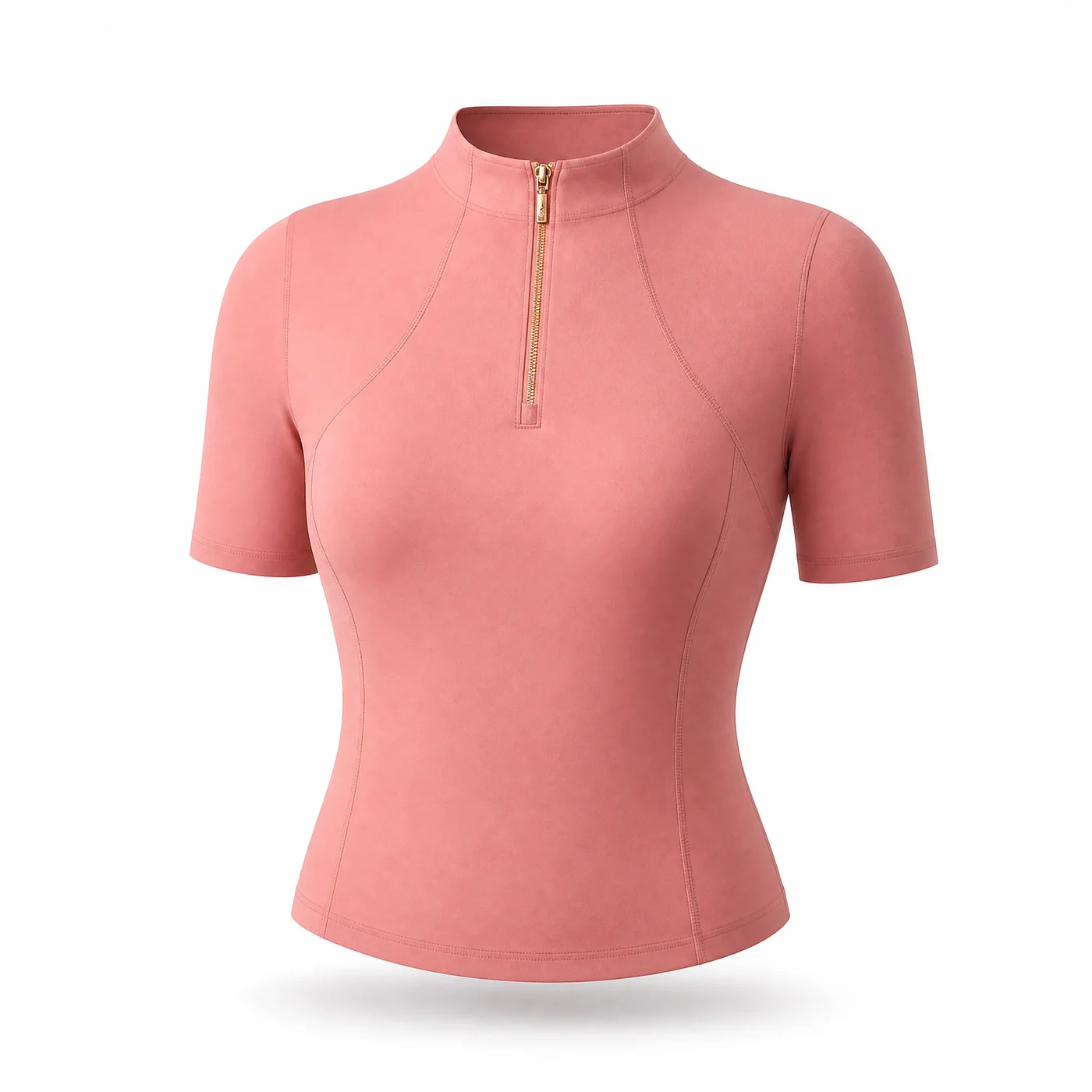 Pink Short-sleeve Riding Top Reference main view
