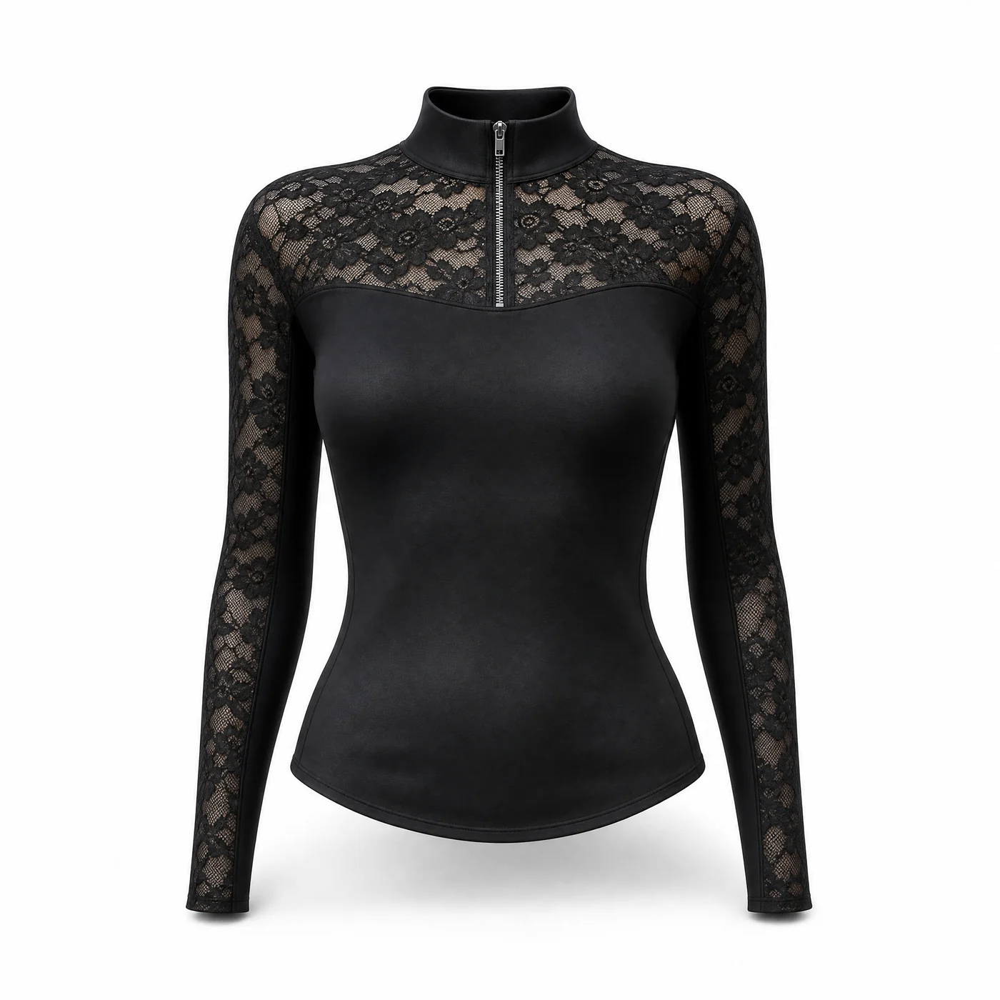 Black Lace Riding Top Reference main view