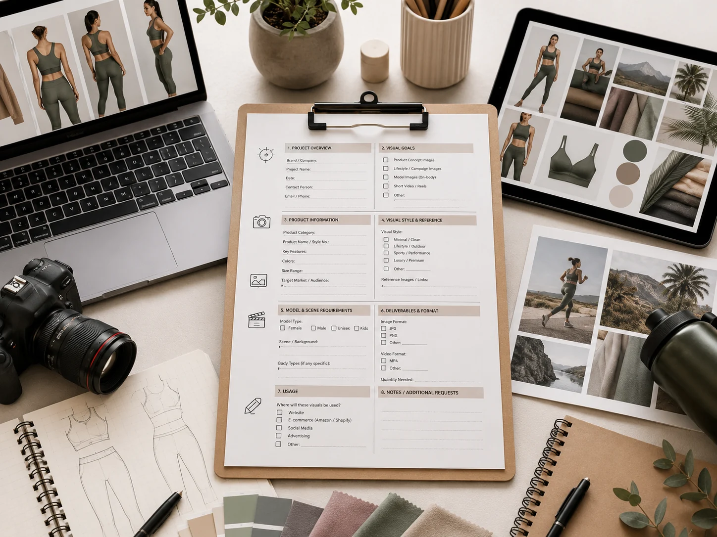 AI Visual Brief Template
